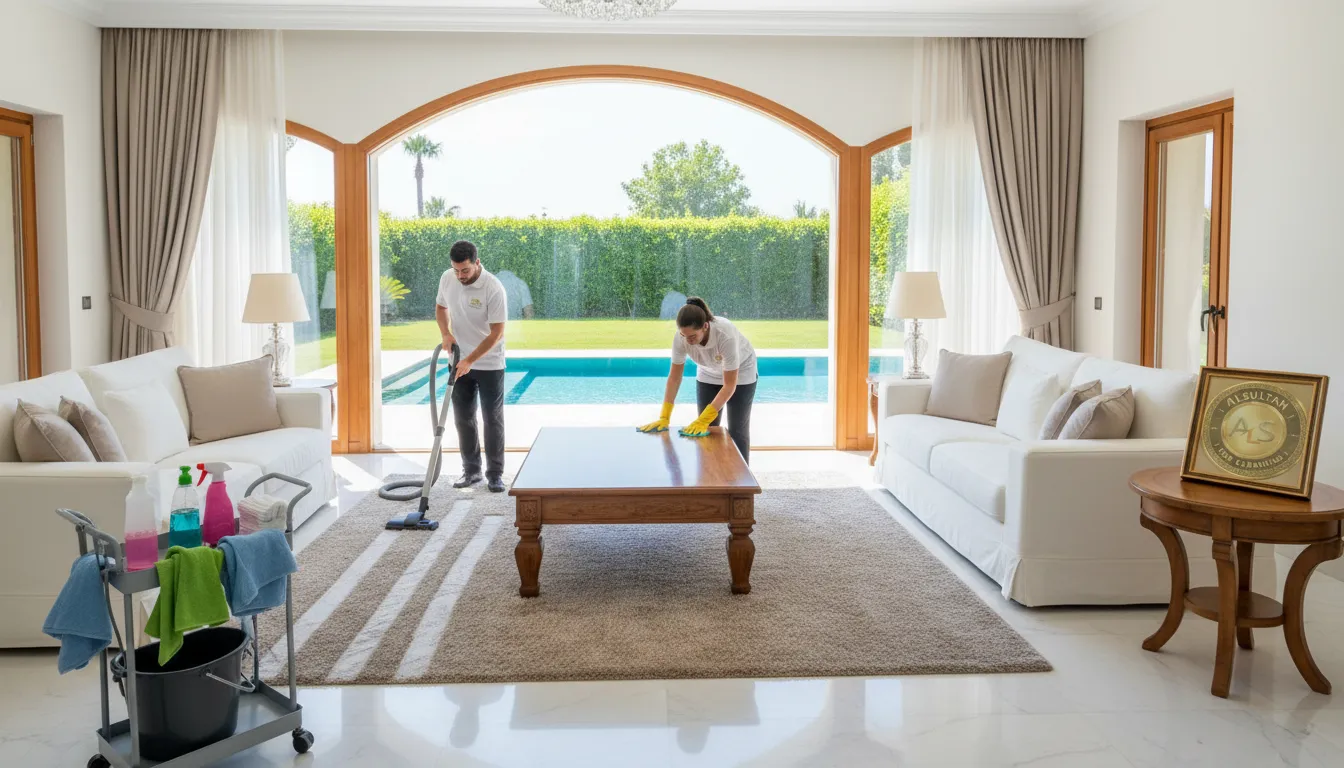 villa cleaning in ajman