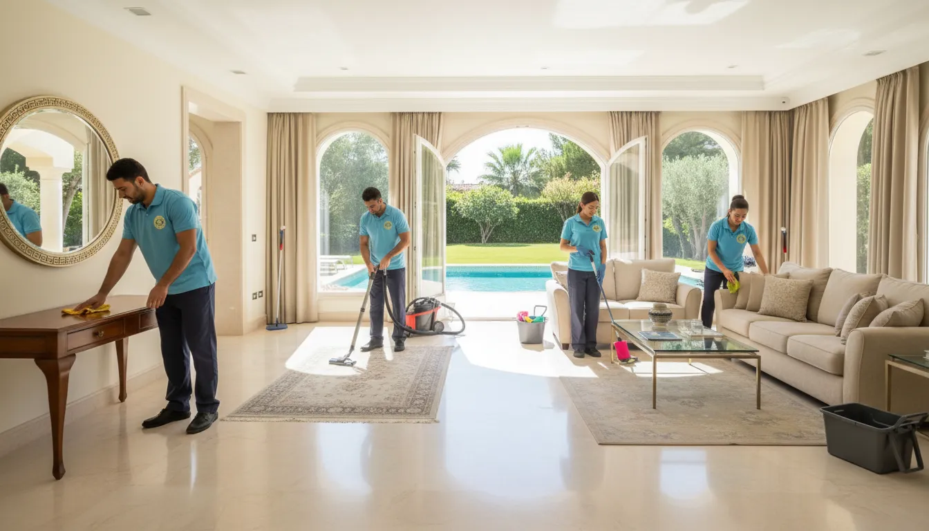 villa cleaning in ajman