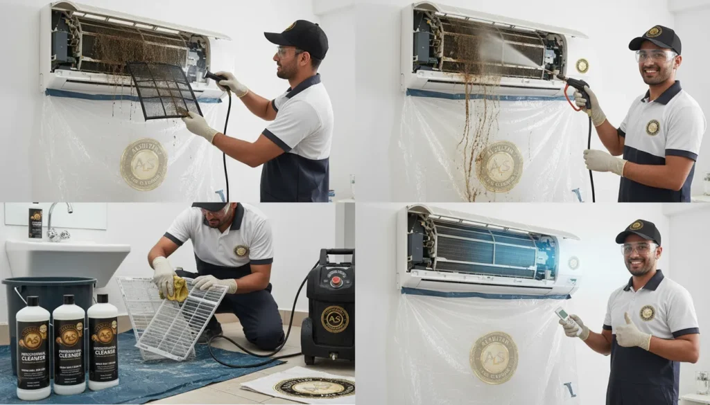 air conditioner cleaning in sharjah